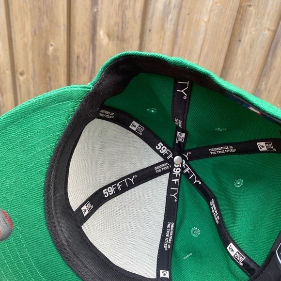 LOT OF 2 Vintage Embroidered MLB Boston Red Sox Atlanta Baseball Cap Hat New Era - Picture 7 of 12